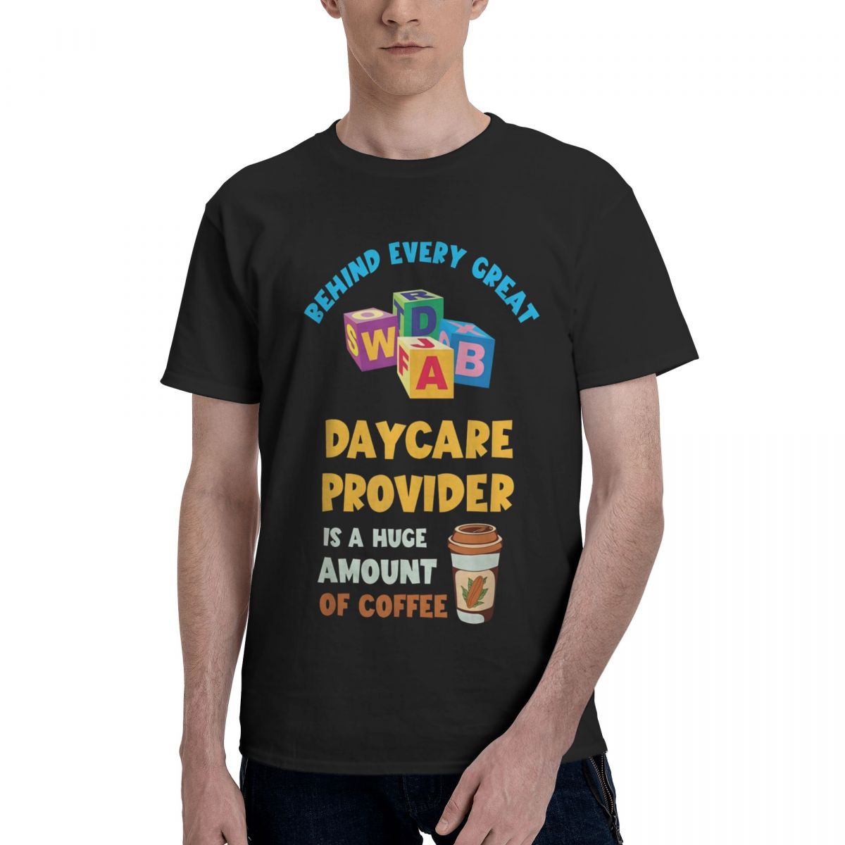 Fuel Fitness & Nutrition Oakbank - Футболка Coffee-Fueled Daycare Hero Motion Фитнес