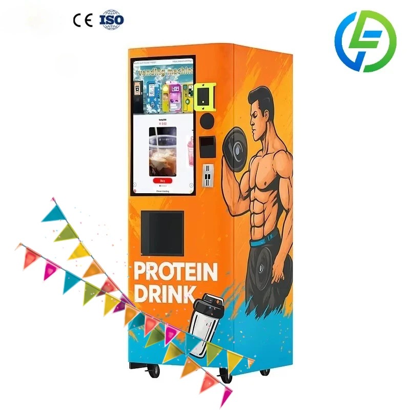 Nutrition In Fitness - Индивидуальный автоматический торговый автомат с протеиновым