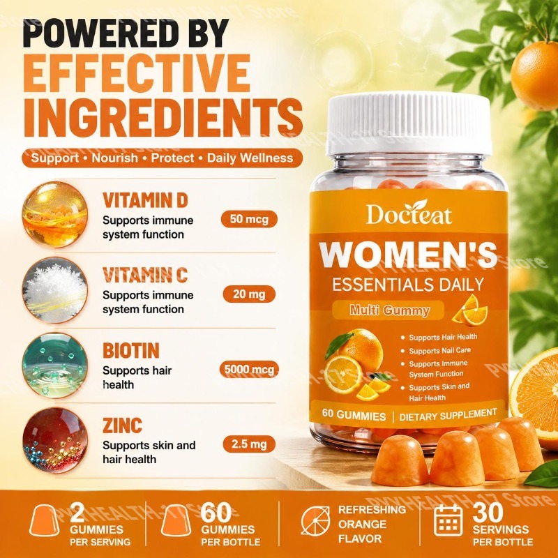 Жевательные конфеты Docteat Wo – обзор и цена Multivitamin Gummy Adult