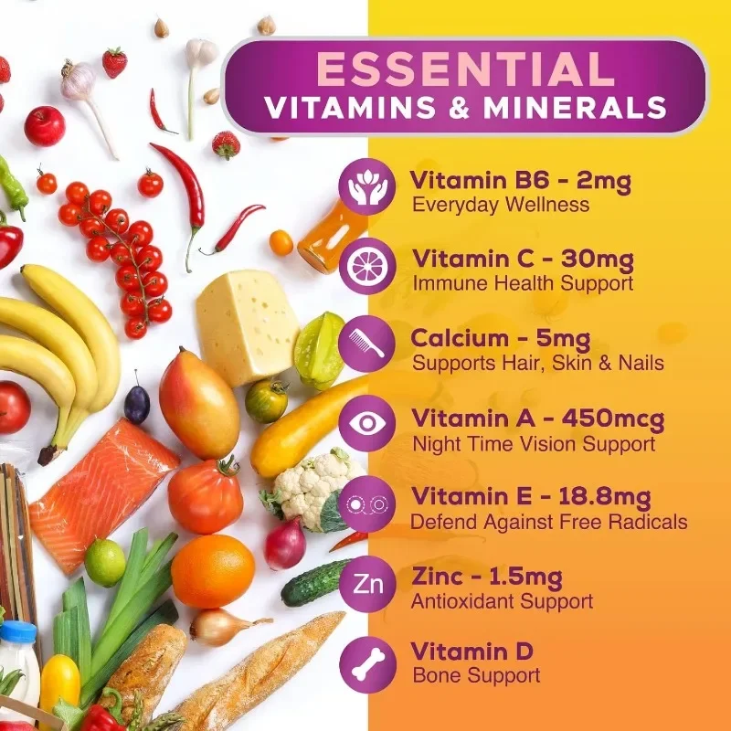 Мультивитаминные жевательные к – обзор и цена Multivitamin Gummy Adult