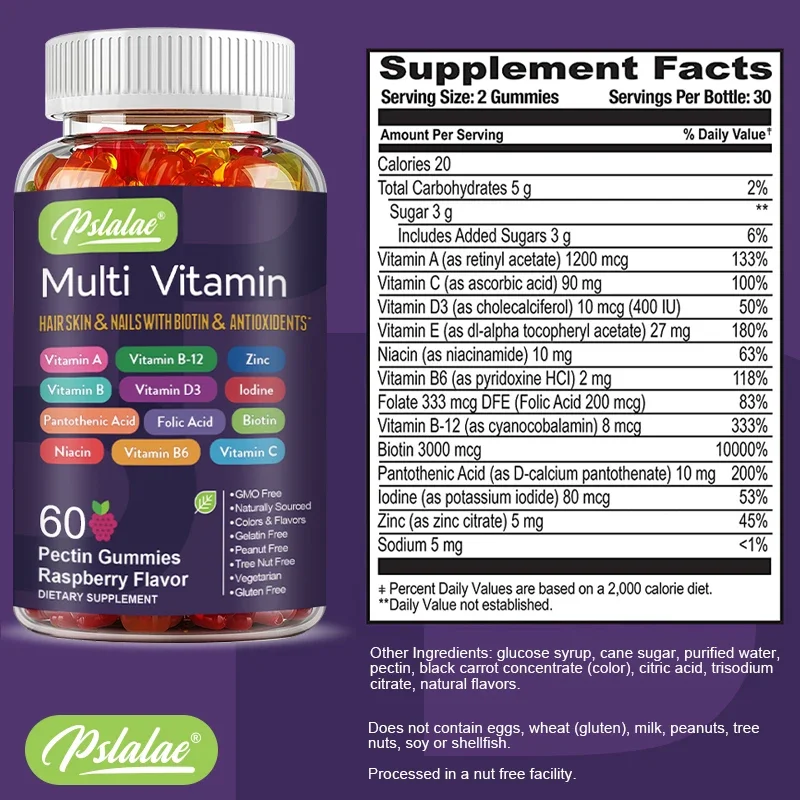 Мультивитаминные жевательные к – обзор и цена Multivitamin Gummy Adult